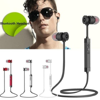 Sports Waterproof Sweatproof Bluetooth Earphones Universal Wireless Bluetooth Earbuds Noise Reduction Bluetooth Headphones In-Ear Stereo Headsets