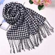 Autumn And Winter British Style Plaid Scarf Winter